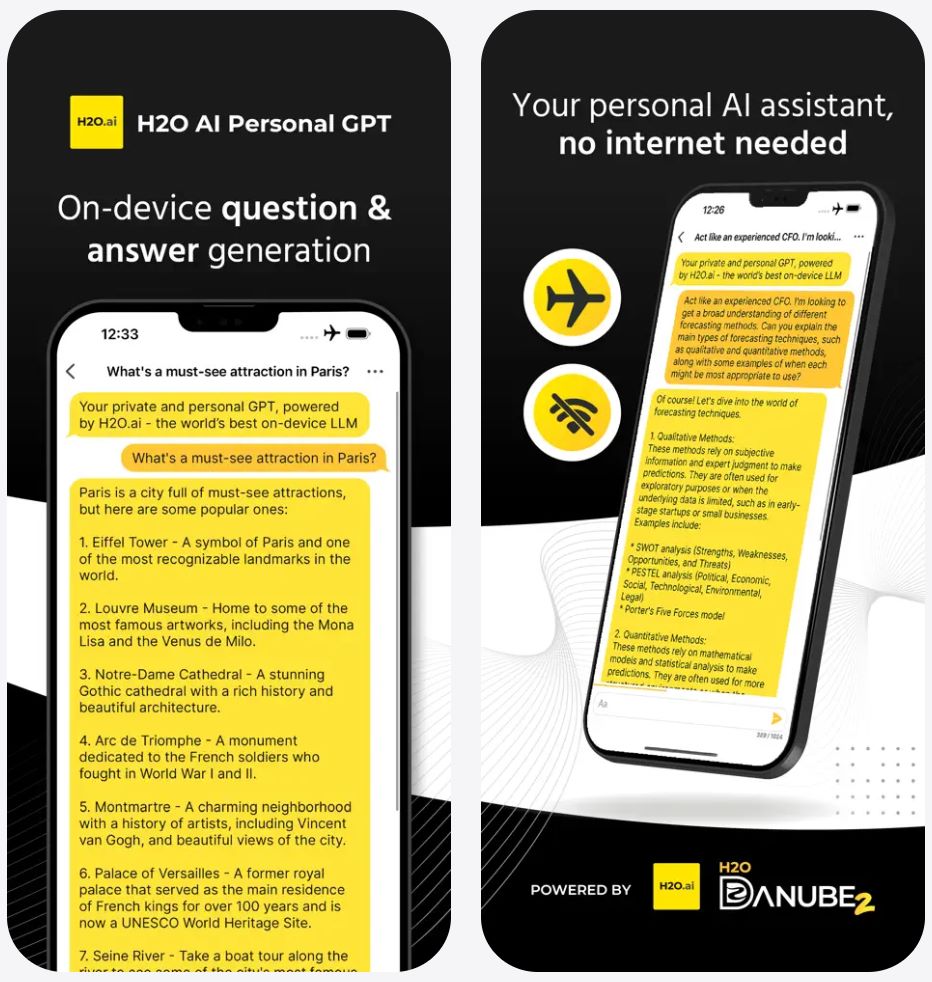 H2O AI H2O AI platform interface