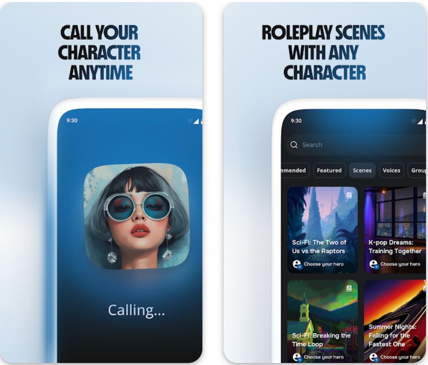 캐릭터 앱 캐릭터 앱