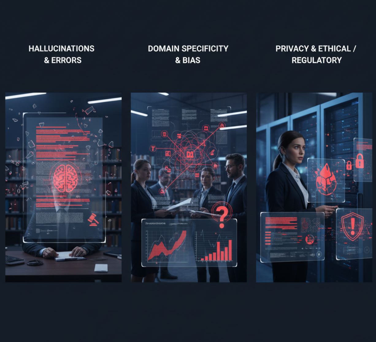 Challenges and Limitations in Legal AI