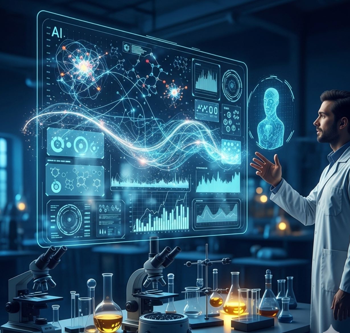 AI analyzes experimental data
