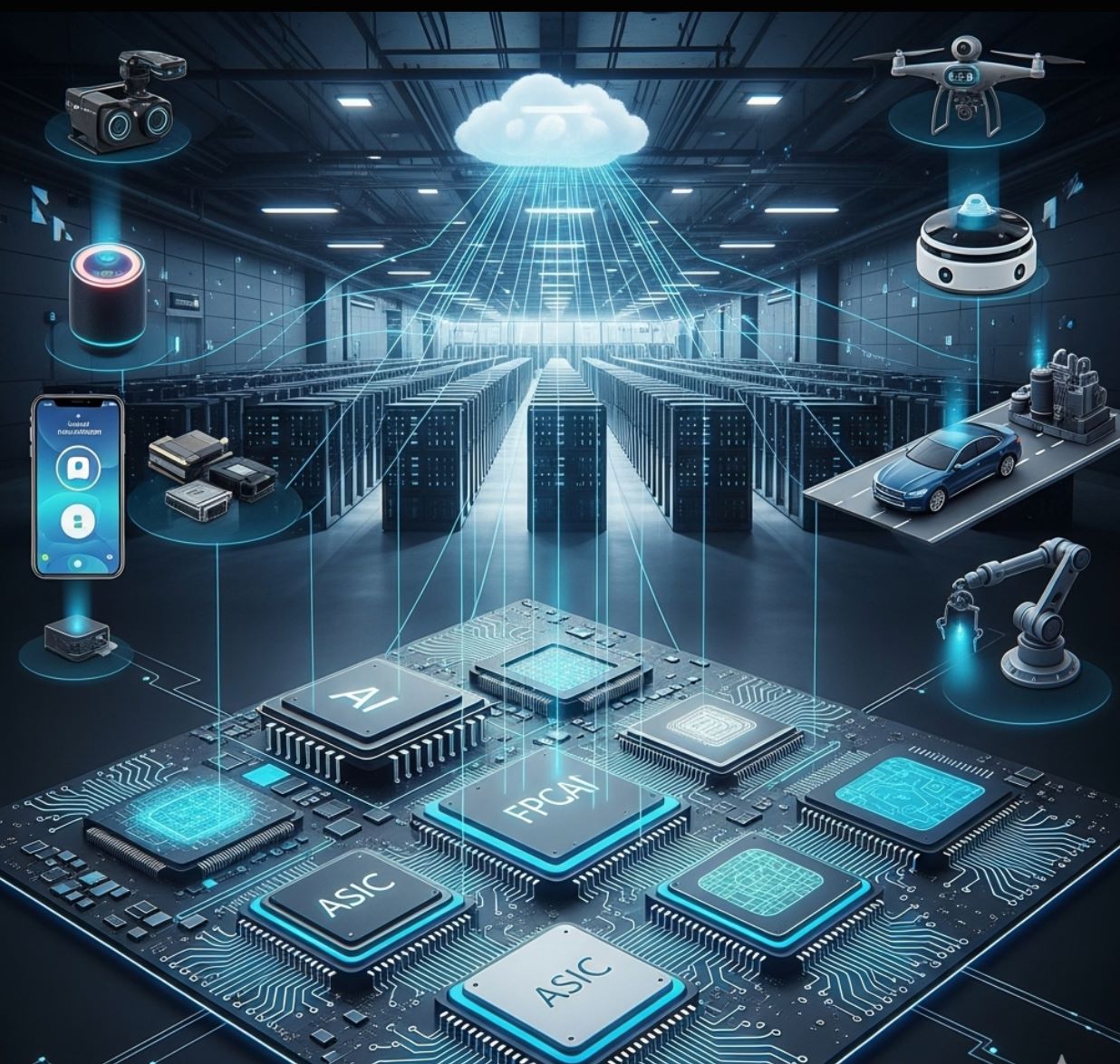 ฮาร์ดแวร์ AI เฉพาะทางและการประมวลผลที่ขอบเครือข่าย