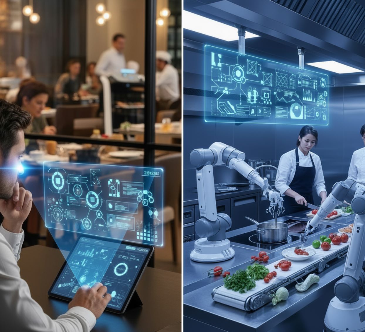 AI in restaurant management & kitchen operations