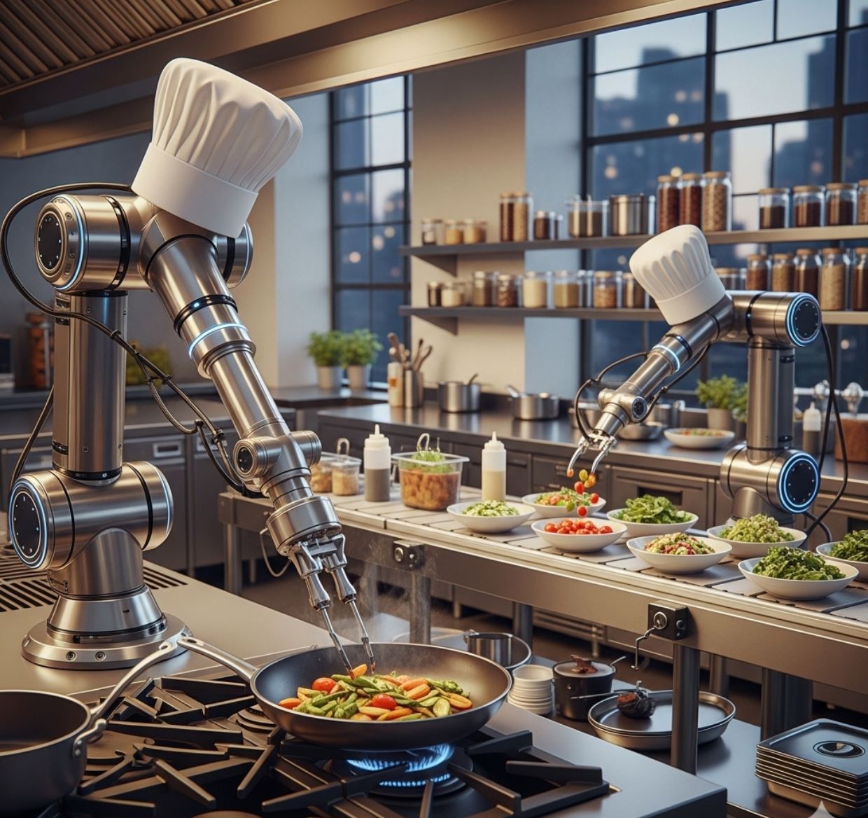 Smart Kitchen Automation and Robotics