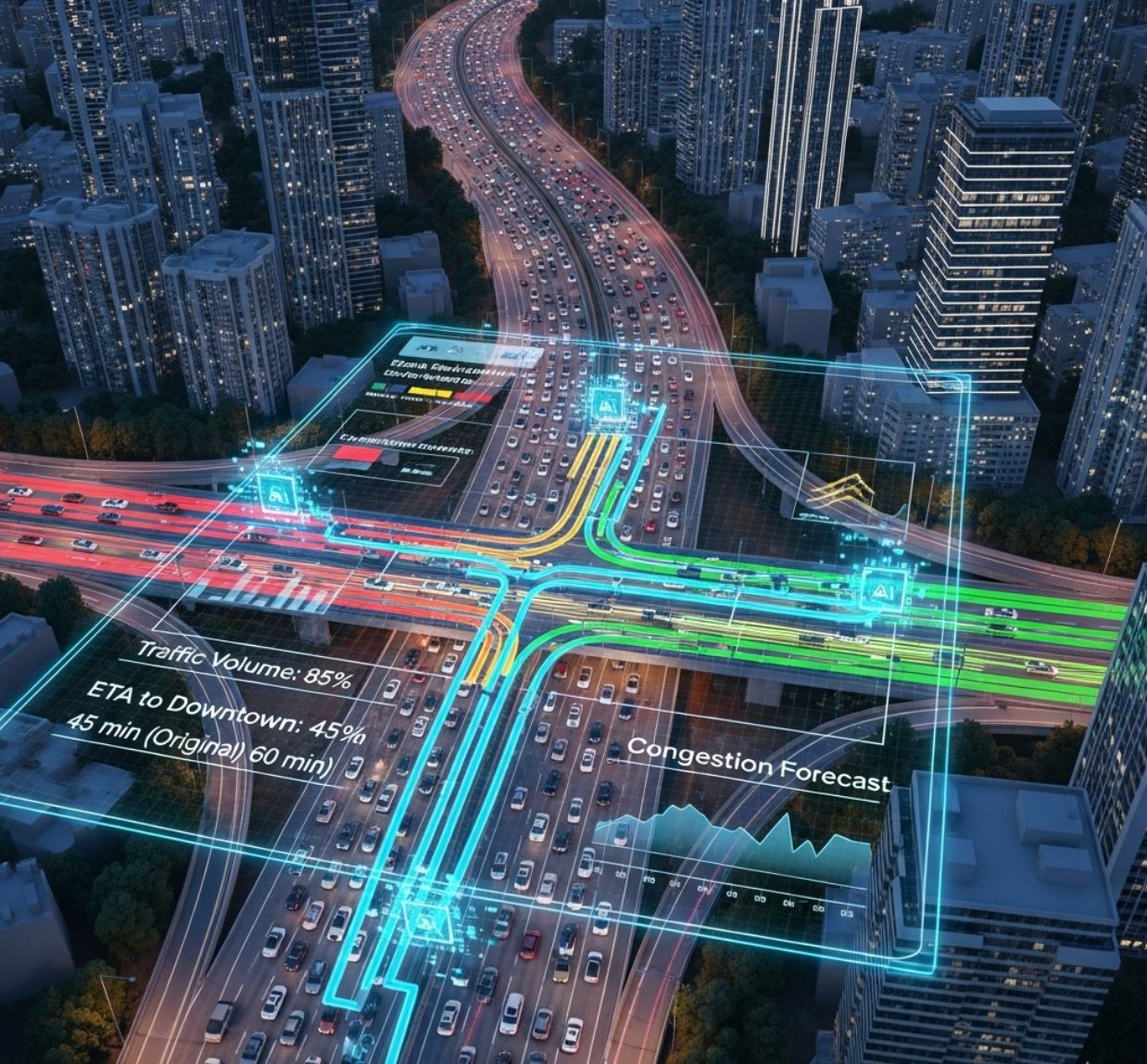 AI Analyzing Urban Traffic Data