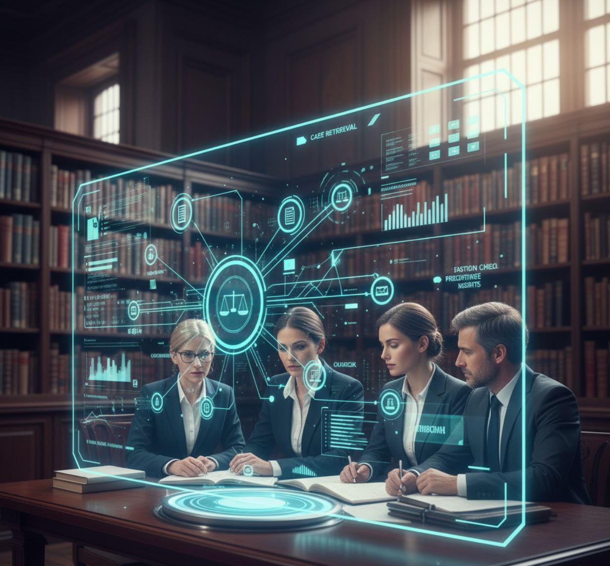 AI looks up laws and terms