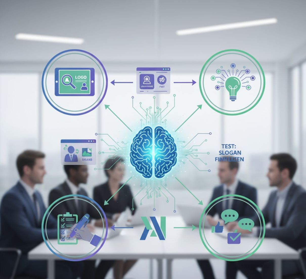 Stappen voor het maken van slogans met AI