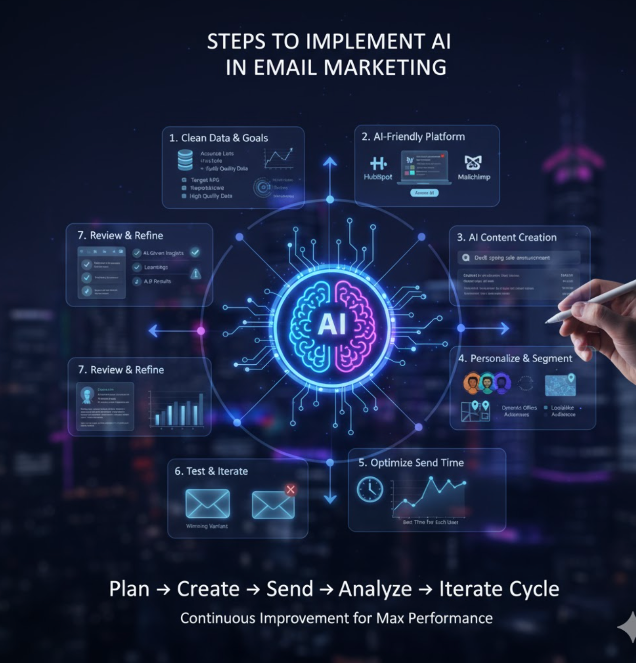 Steps to Implement AI Email Marketing Workflow Steps to Implement AI Email Marketing Workflow