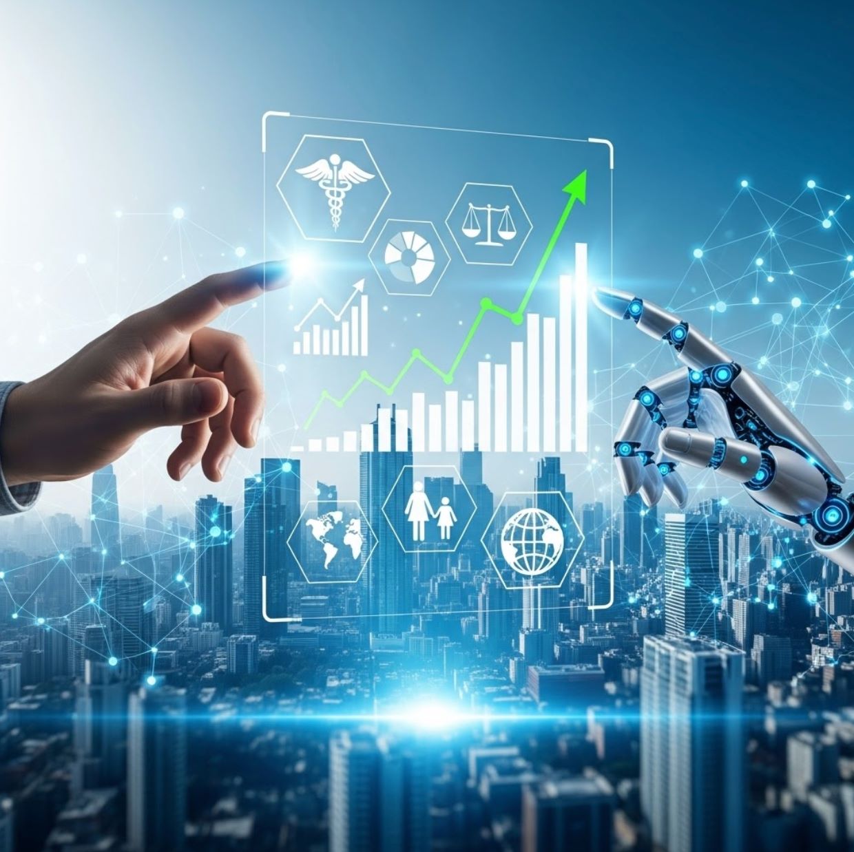 Economic and social benefits of AI