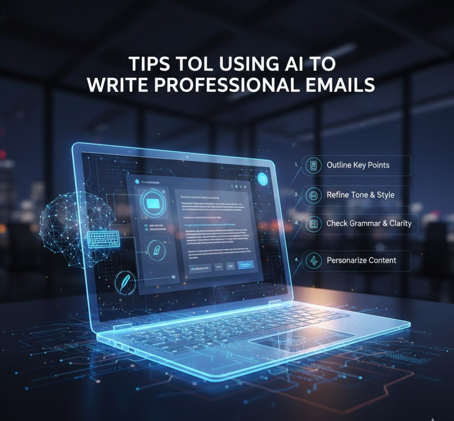 Tips for Using AI to Write Professional Emails