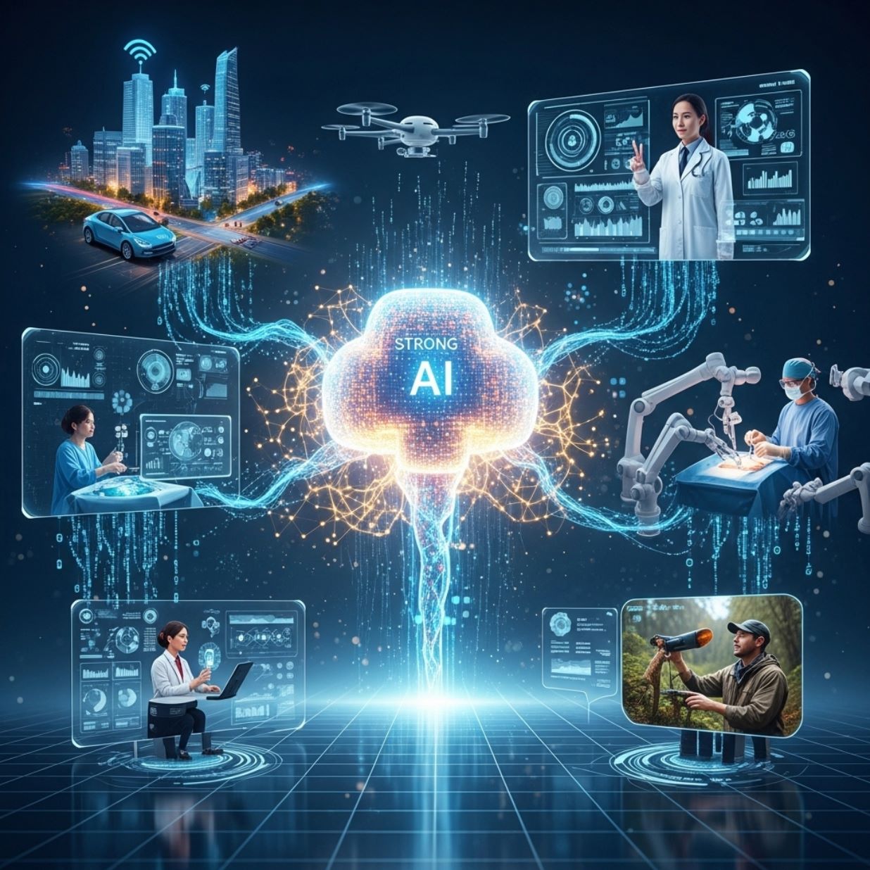 Potential and Future Applications of Strong AI