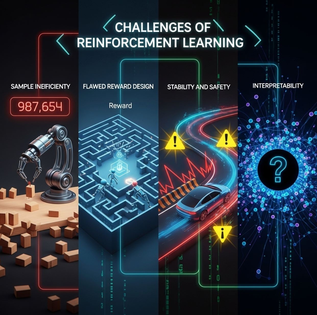 Challenges of Reinforcement Learning
